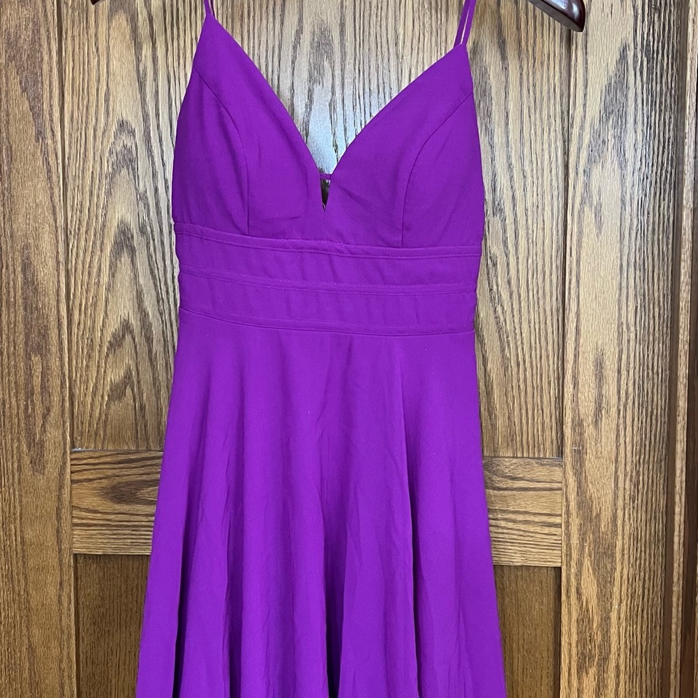 City Vibe Purple Dress